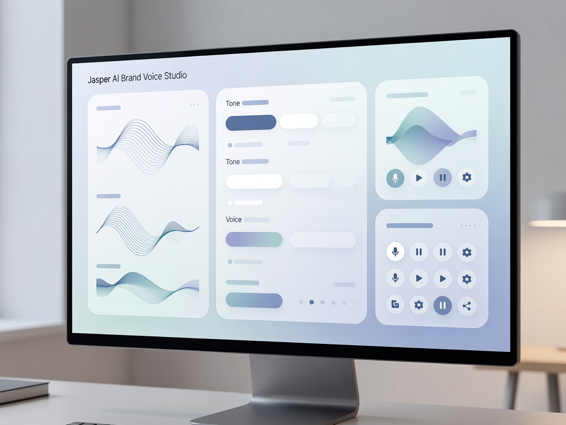 Jasper AI Brand Voice Studio Screen