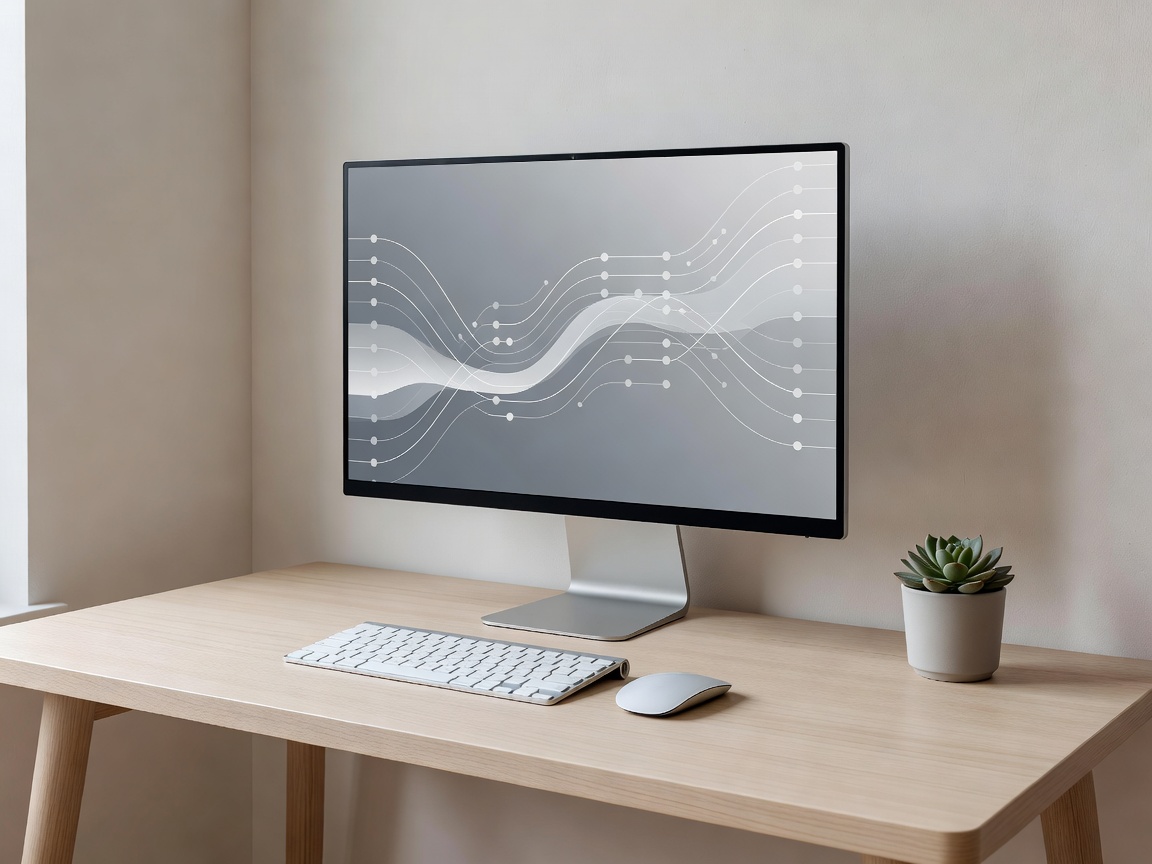 Rytr AI Minimalist Workspace Display